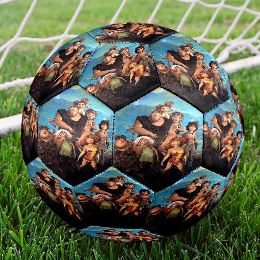 The Croods Theme Size 5 Soccer Ball, Suitable for Both Indoor and Outdoor Matches, a Gift Suitable for Everyone.