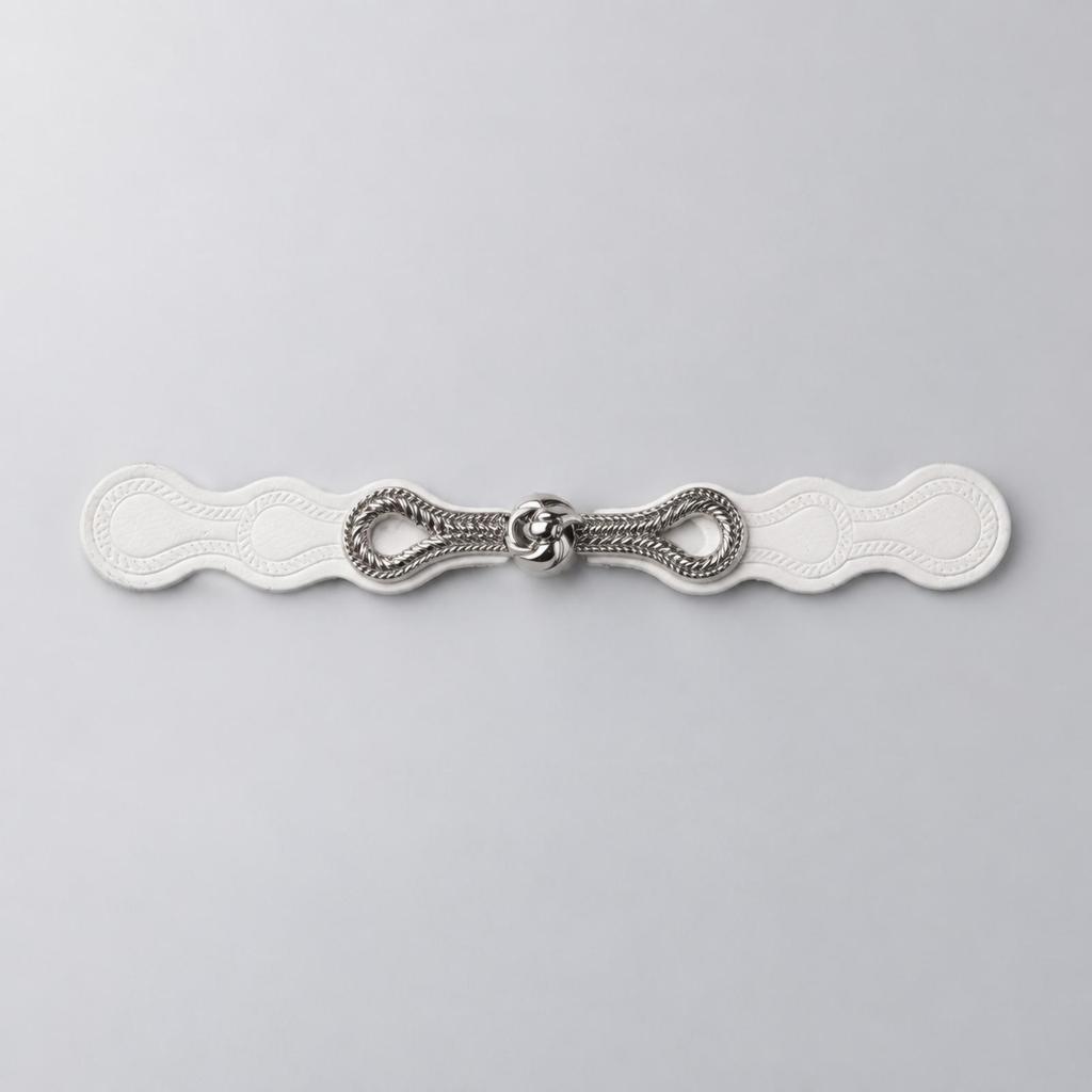 Clothing Fastener Easy-to-Attach Hook-and-Loop Clasp with Embossed
