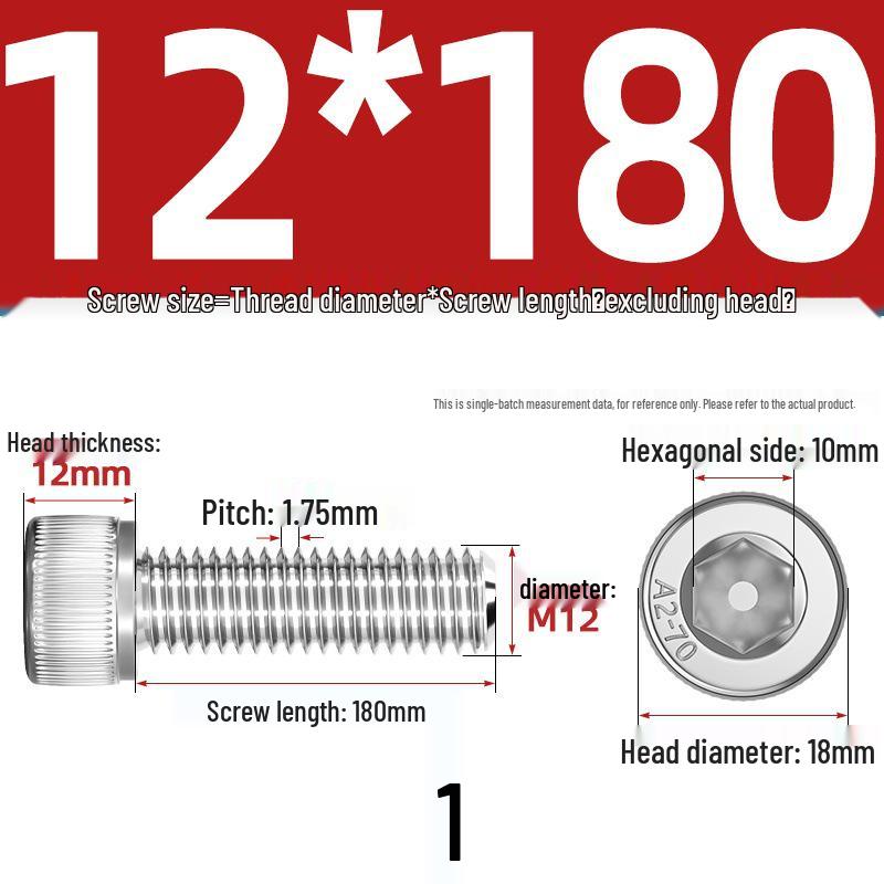 304 Stainless Steel Hex Socket Cap Screw with Extended Thread