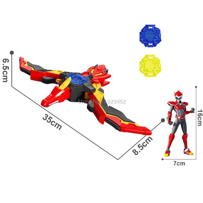

Міні Форс 2 Супер Джино Сила Трансформації Арбалет Іграшки зі Звуком та Світлом Фігурки Дії Деформація Рукавиця Іграшка Робот