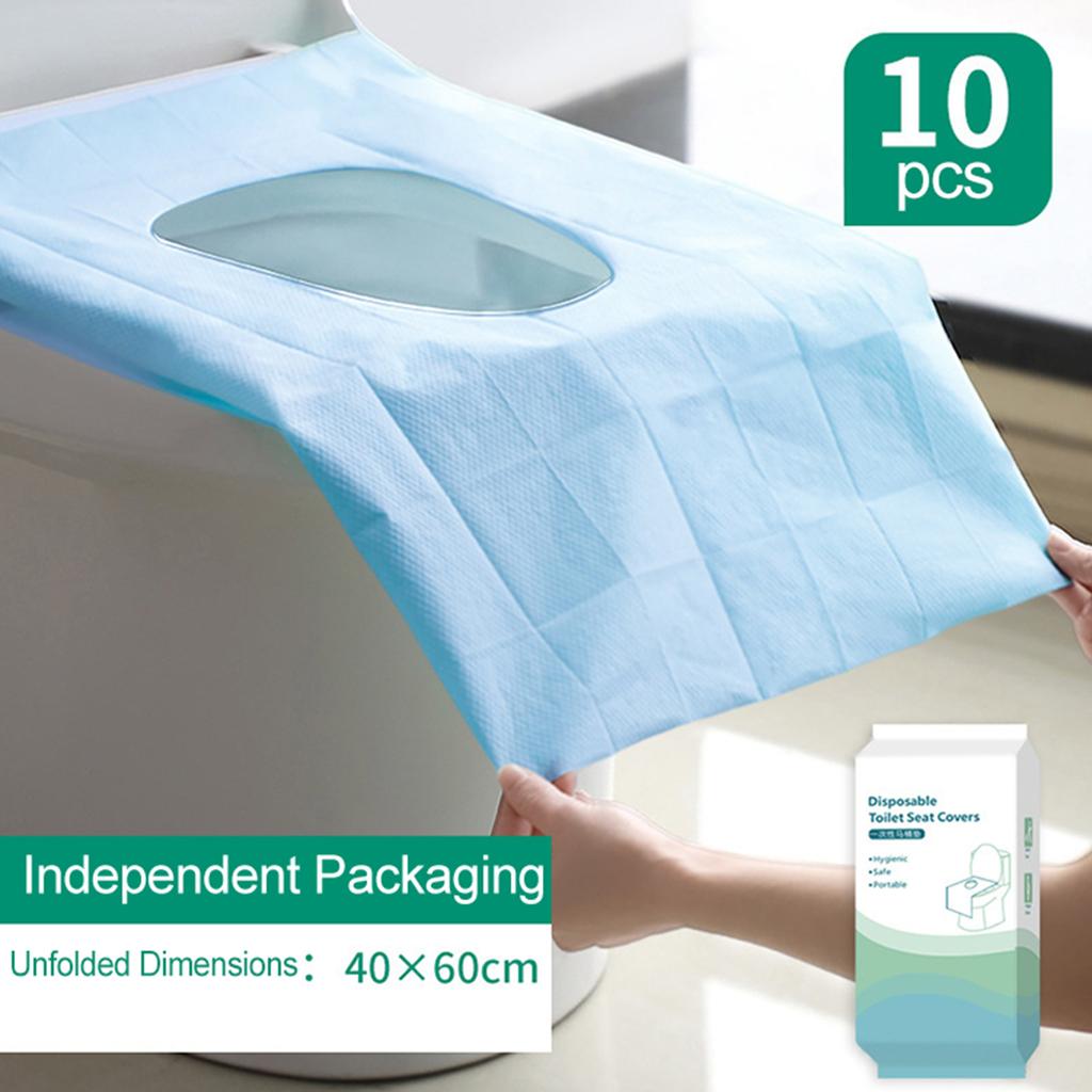 Disposable Toilet Seat Covers Extended Size Portable Hygienic Toilet Seat Paper Covers for Travel Office Public Restrooms
