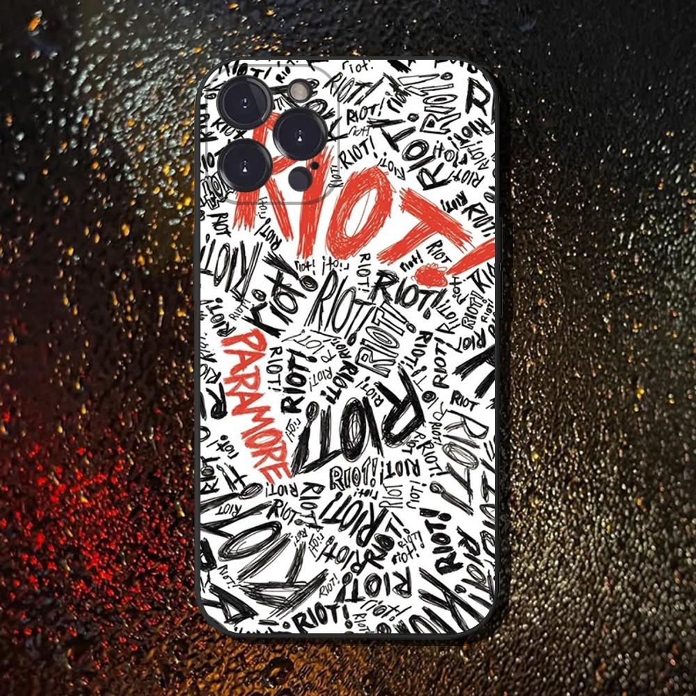 

Чехол для телефона рок-группы P-Paramore для iPhone 16,15,14,13,12,11 Plus,Pro Max,XS,X,XR,SE,Mini,8,7, Мягкий силиконовый черный чехол iPhone13mini