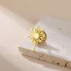Luxury Blowball Brooch Stainless Steel Suit Badge Pin Minimalist Women Brooch  Gift
