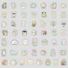 50 Pieces of Cute Animal Graffiti Stickers for DIY Stationery, Water Cups, Luggage, and Waterproof Decorative Stickers