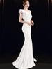 Elegantes Damen-Abendkleid mit asymmetrischem Ein-Schulter-Design - Sexy, figurbetont, Meerjungfrau-Schnitt für Events & Bankette