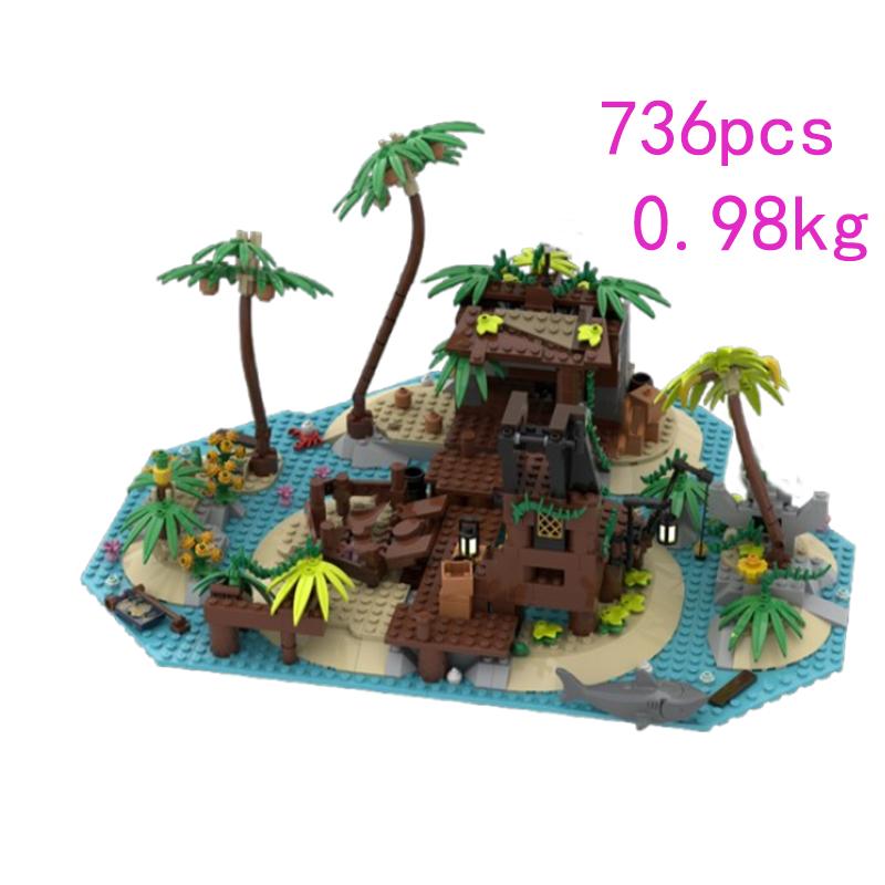 Spot MOC-70321 191104 117866 Street View Malé Dílky Stavebnice Puzzle Hračka Model Dárková Sada Ozdoba