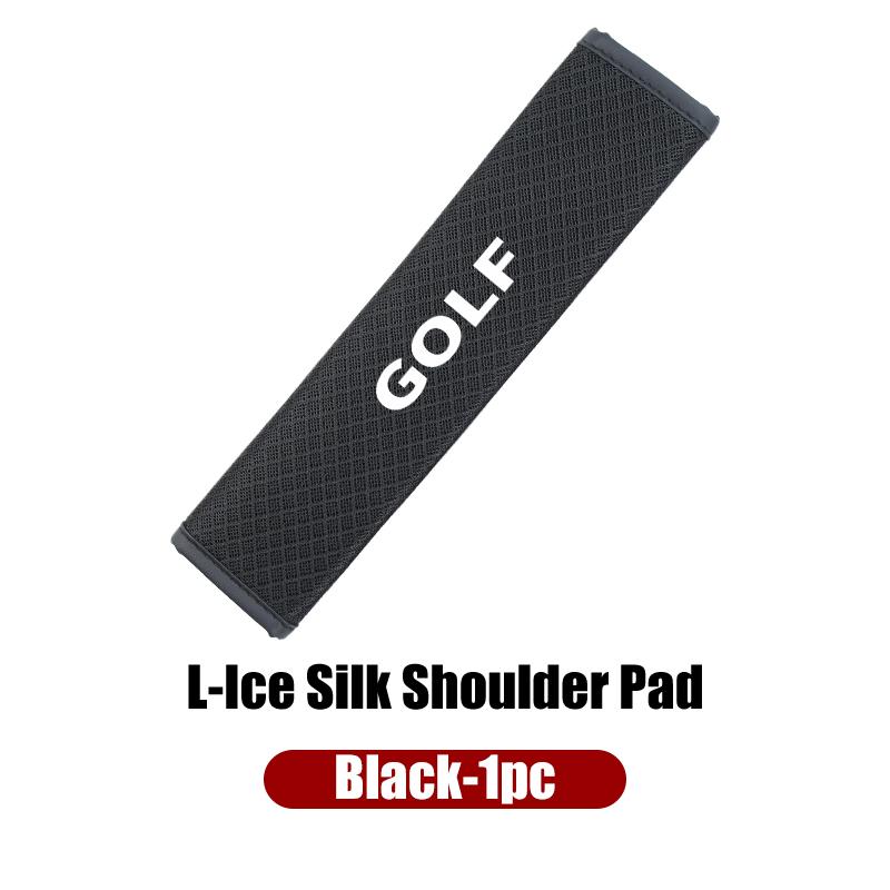 

2026 Hot For Volkswagen VW Ice Silk Seatbelt Shoulder Pad Seat Belt Protective Cover For Volkswagen VW Golf Polo Tiguan T5 Passa