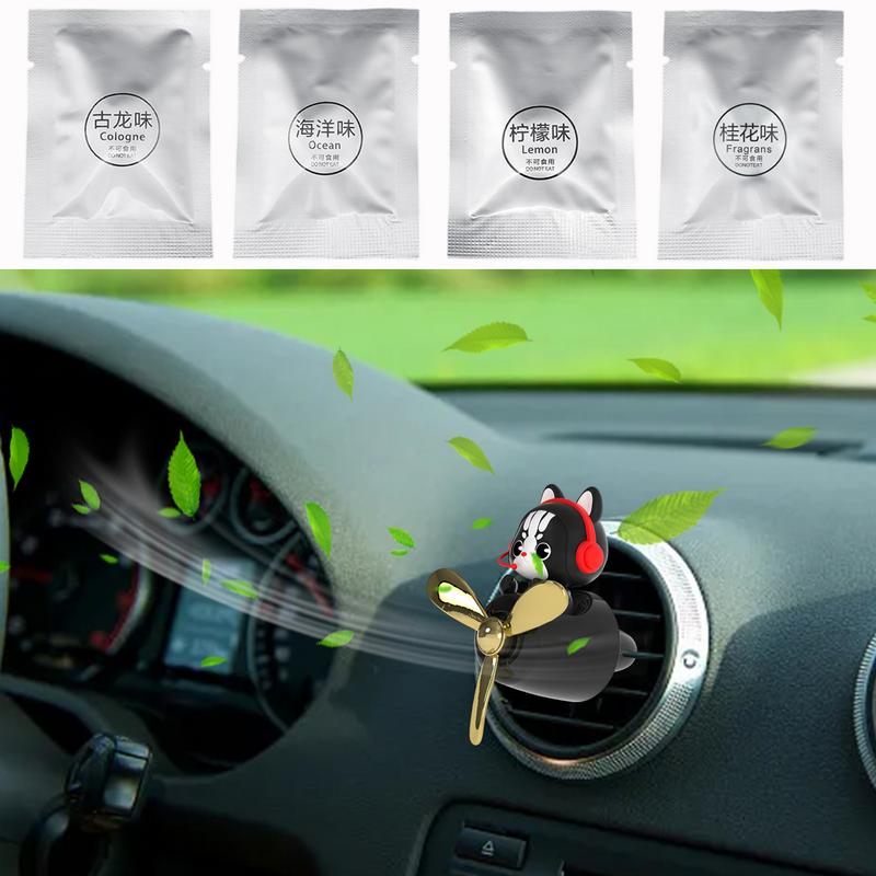 Car Air Freshener Tablets Car Fragrance Refill Vent Clip 8X Replacement Automotive Air Fresheners Long-Lasting Aromatherapy