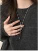 2025 European & American Saturn Pearl Pendant Necklace: Women's Luxury Autumn/Winter Sweater Chain Accessory