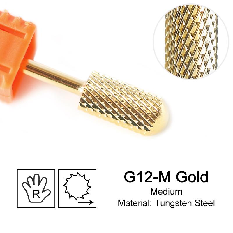 Tungsten Carbide Milling Cutter Nail Drill Bits For Electric Manicure Machine Pedicure Gold Silver Nails Files Accessories