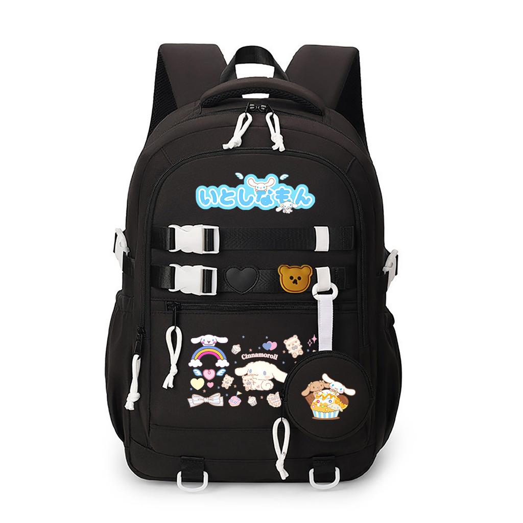 Big-Eared Puppy Cute Cartoon Printed Backpack College Style Primary And Secondary School Students Large-Capacity Schoolbag