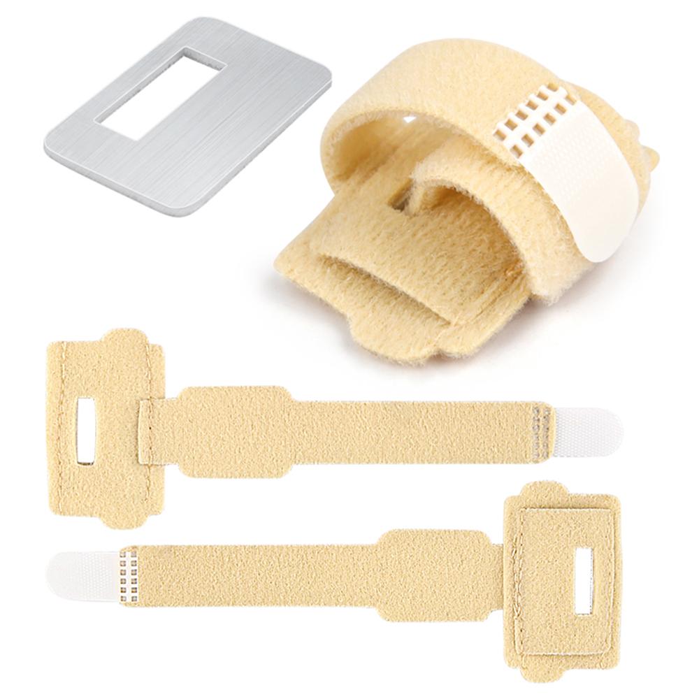 

011 1Pc Toe Separator Bunion Corrector Big Toe Spacer Toe Straightener Built In Aluminum Plate A