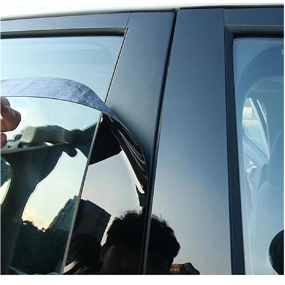 Postes de Pilar 8 Peças Compatíveis com Toyota Prius 2016 2017 2018 2019 2020 2021 2022 Postes de Pilar Preto Brilhante Decoração de Porta Cobertura de Coluna de Janela BC Acabamento