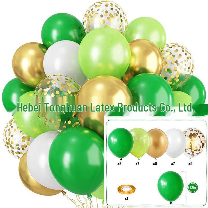 Set di 35 Palloncini Colorati con Paillettes da 12 Pollici per Decorazioni di Feste di Compleanno