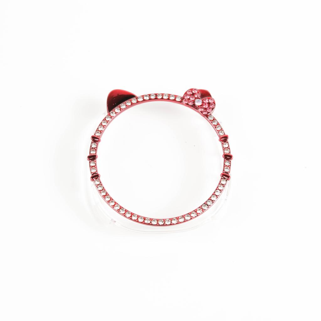 PC Case for Samsung Galaxy Watch 8 40mm 44mm Cute KITTY CAT Diamond Protector Watches Accessories for Woman Samsung Watch8 Cover