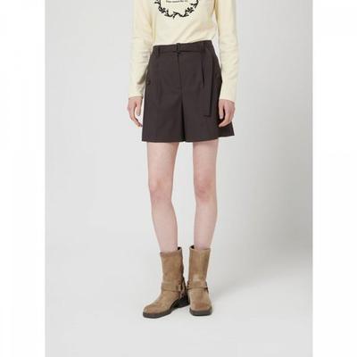 Belted Wool Blend Shorts C253msa022c