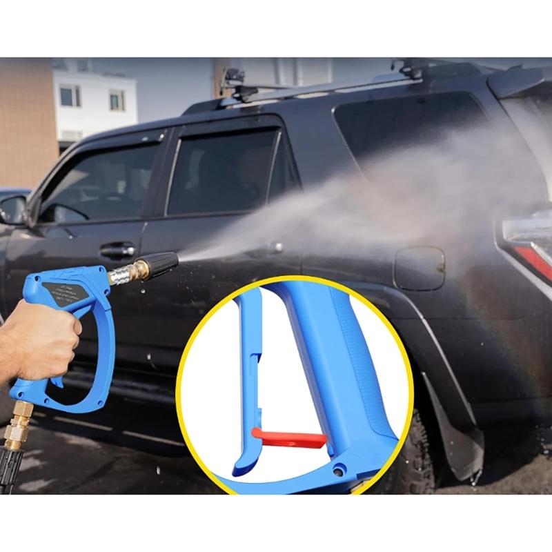 High Pressure Washer Guns Power Washer Sprays Guns Pressure Washer Handle Adapter Adjustable Wash Water Guns Kits