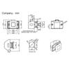 Camper Car Push Lock RV Caravan Boat Home Cabinet Drawer Latch Button Lock For Furniture Hardware