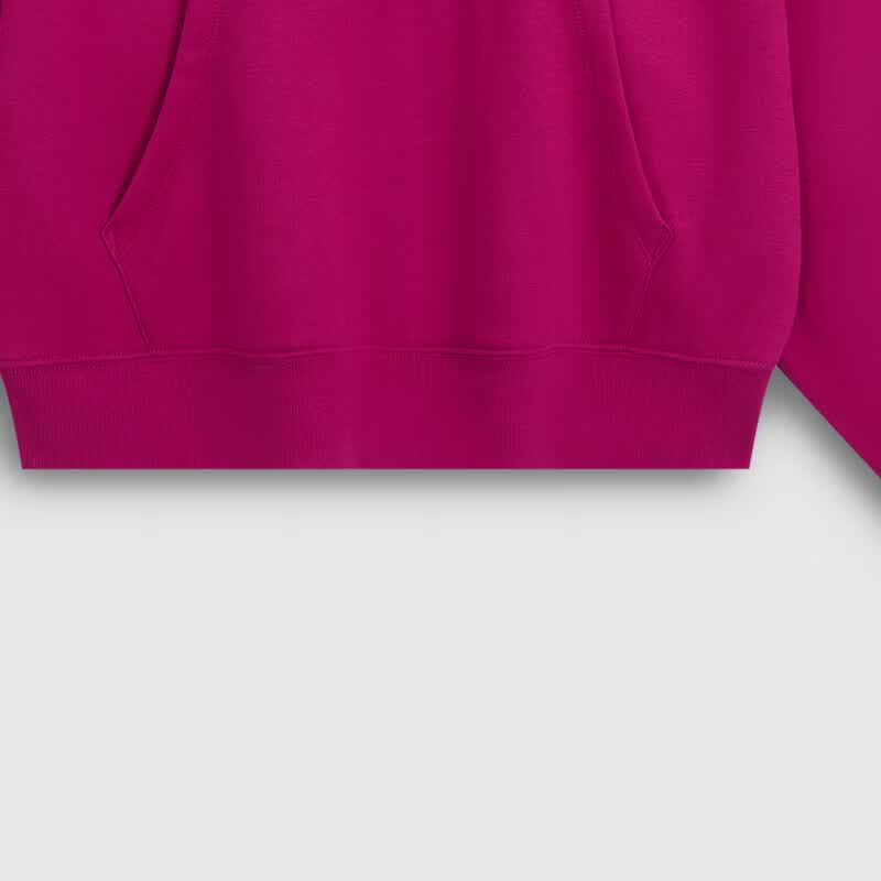 GAP Women's Fleece-Lined Logo Terry Hooded Pullover Sweatshirt