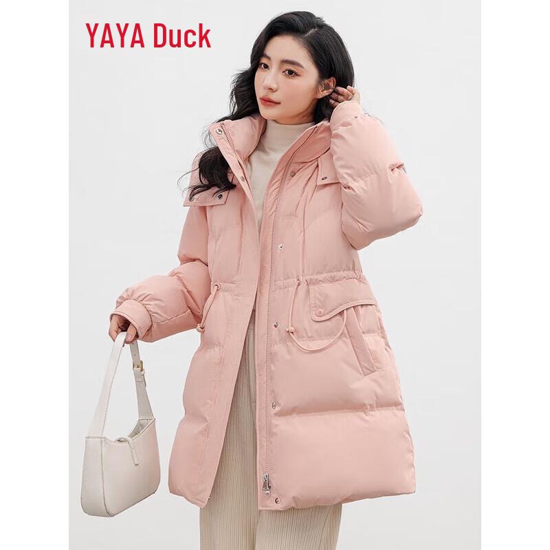 

Женский пуховик YAYA 2025 с капюшоном и приталенным силуэтом L