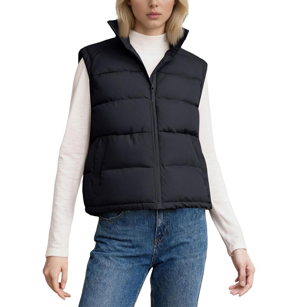 Women's Winter Fashionable Versatile Thickened Cotton-lined Work Vest