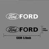 4pcs PVC Car Emblem Stickers Body Trunk Badge Decoration Decals Accessories For Ford Mustang Focus Fiesta Shelby GT350 Kuga Edge APR1