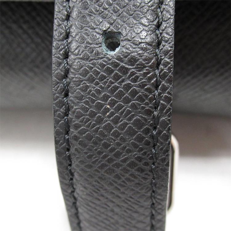 Louis Vuitton Logo Print Leather Storage Bag Men bags Black M32719