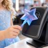 3D Star Shaped Magic Wand Contactless Payment Card Holder Toy with Extendable Handle for Kids and Adults Safe and Convenient Use