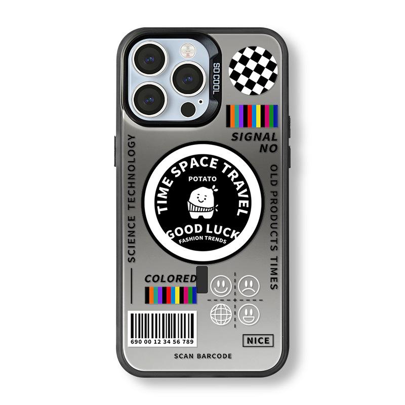 Magnetyczne matowe laserowe etui Zhitai dla iPhone 12/13/14 i Huawei P70