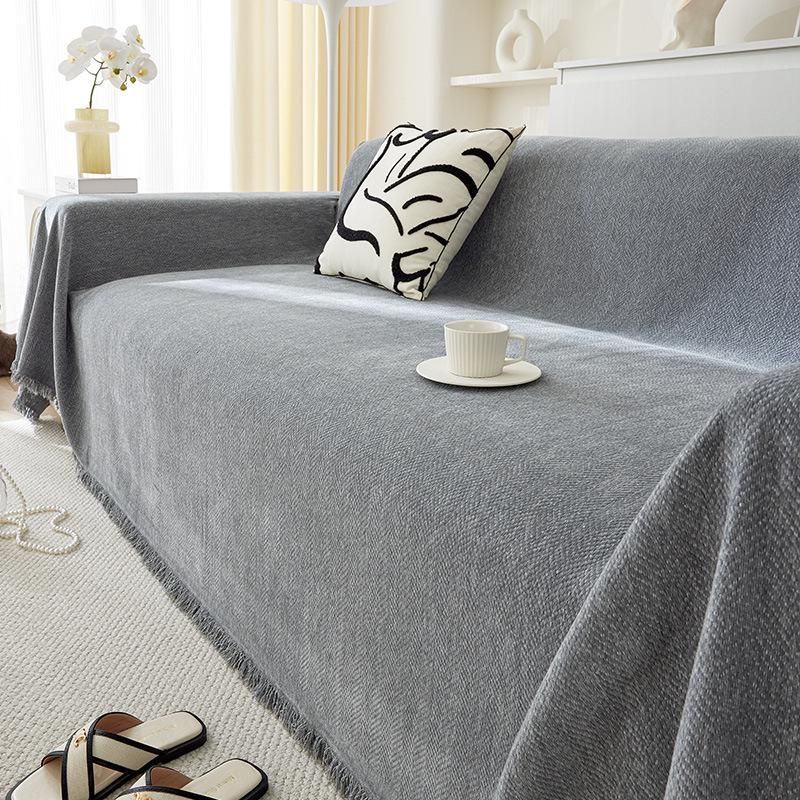 Chenille Non-Slip Cat-Resistant Sofa Cover - Full Coverage for All Seasons