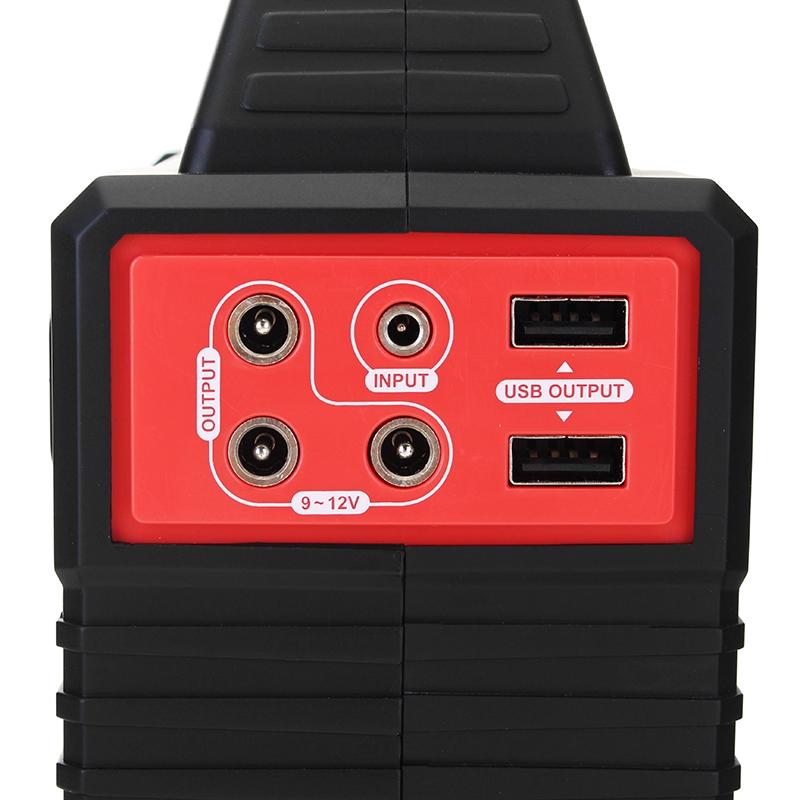 150W 110V 40800mAh UPS Lithium Emergency Solar Power Supply Modified Sine Wave LED Portable Car Emergency Power Bank