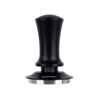 Watchget Tamper Espresso Maker Coffee Tamper Landfill Pressure Calibrated Tamper Constant Pressure Spring Flat Base Espresso Machine Coffee