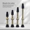 Brass Valve Stem Rustproof Waterproof Bikes Air Nozzle Wear-resistant Removable Valves Caps Cycling Accessories