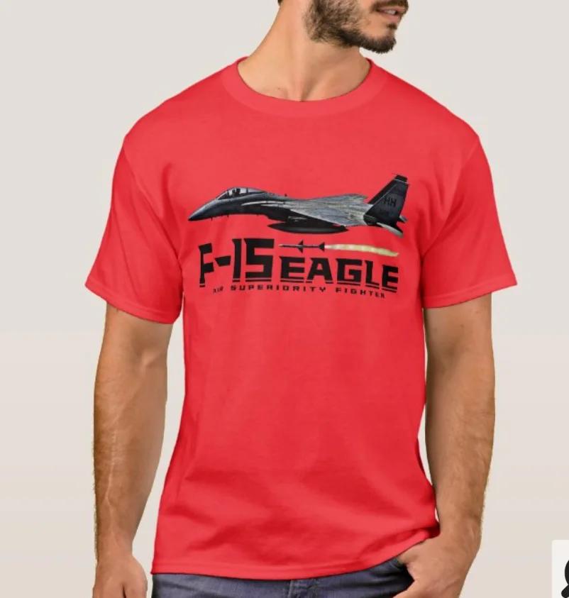 F15 Eagle Allweather Tactical Fighter Airplane TShirt Summer Cotton Short Sleeve ONeck Mens T Shirt New S3XL S