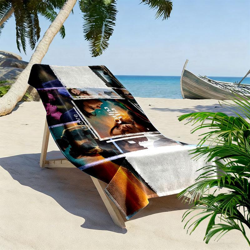 My Fault Print Beach Towel, Large Soft Quick Dry Towel for Beach Camping Swimming