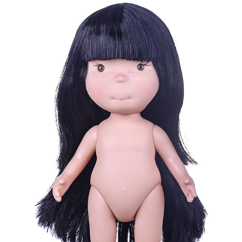 New Mia 24Cm Vinyl Naked Dolls With Movable Joints Waldorf Diy Custom Play Dolls For Kids Pretend Play Handmade Craft Toys