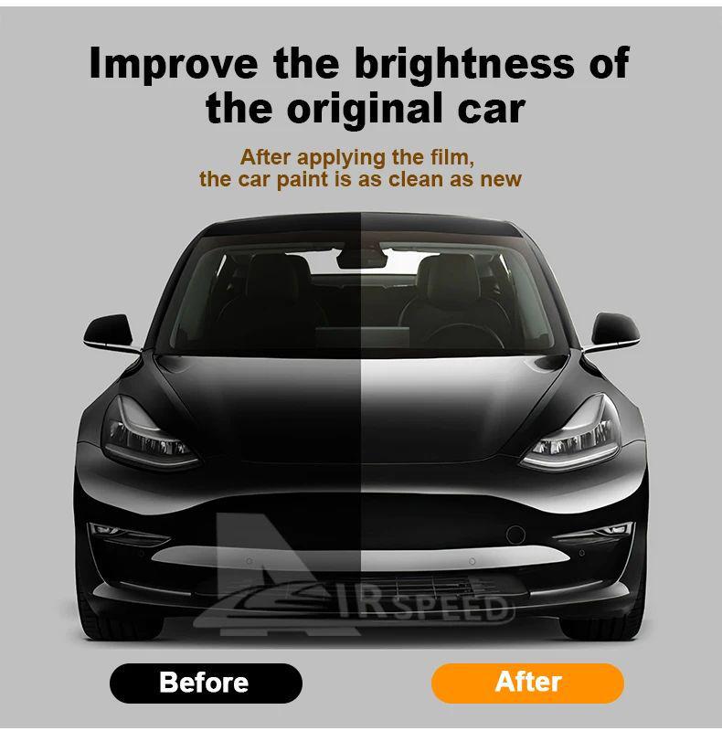 Exclusive Tesla Model X 20-22 Invisible TPU Paint Protection Film