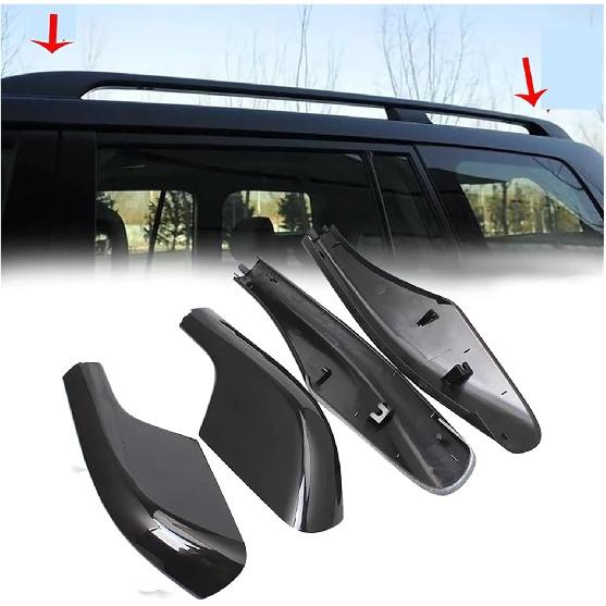 Car Roof Rack Cover Compatible For Toyota Land Cruiser LC100 FJ100 Lexus LX470 1998-2007 Roof Rack Rail End Cover Shell Replacement