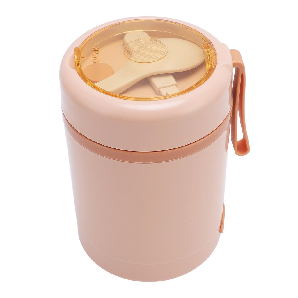 Electric Lunch Box Food Warmer 304 Stainless Steel 60C Constant Temp Lkproof 600ml USB Insulated Food Jar with Spoon for