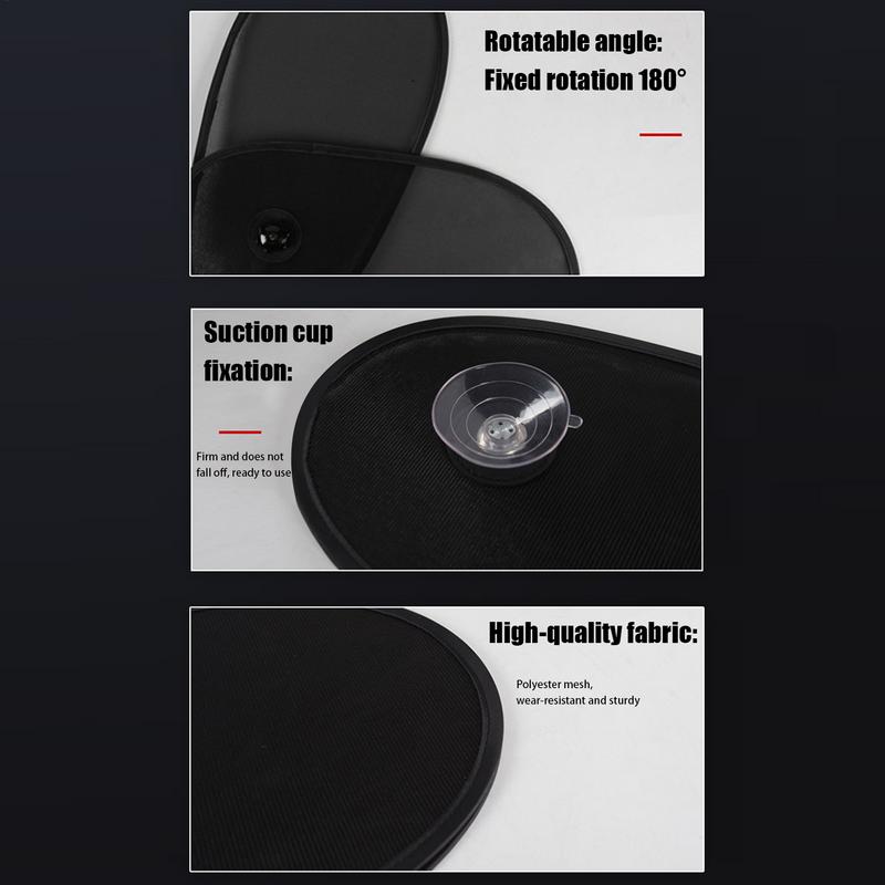 Car Window Sun Blocker Window Sun Blocker Car Sunshade UV Protection Adjustable Suction Cup Blinds Screens Vehicle Accessories