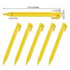 10Pcs Canopies Stake Plastic Tent Peg Anchors Yard Lawn Peg Outdoor Campings Stake for Fixings Tent Tarps Awnings