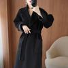 2023 Women's Mid-Length Oversized Double-Faced Cashmere Wool Coat