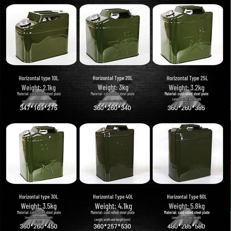 Jingulao Thickened Iron Fuel Can