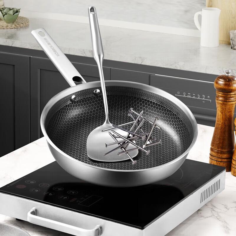 KÖBACH Honeycomb Stainless Steel Frying Pan