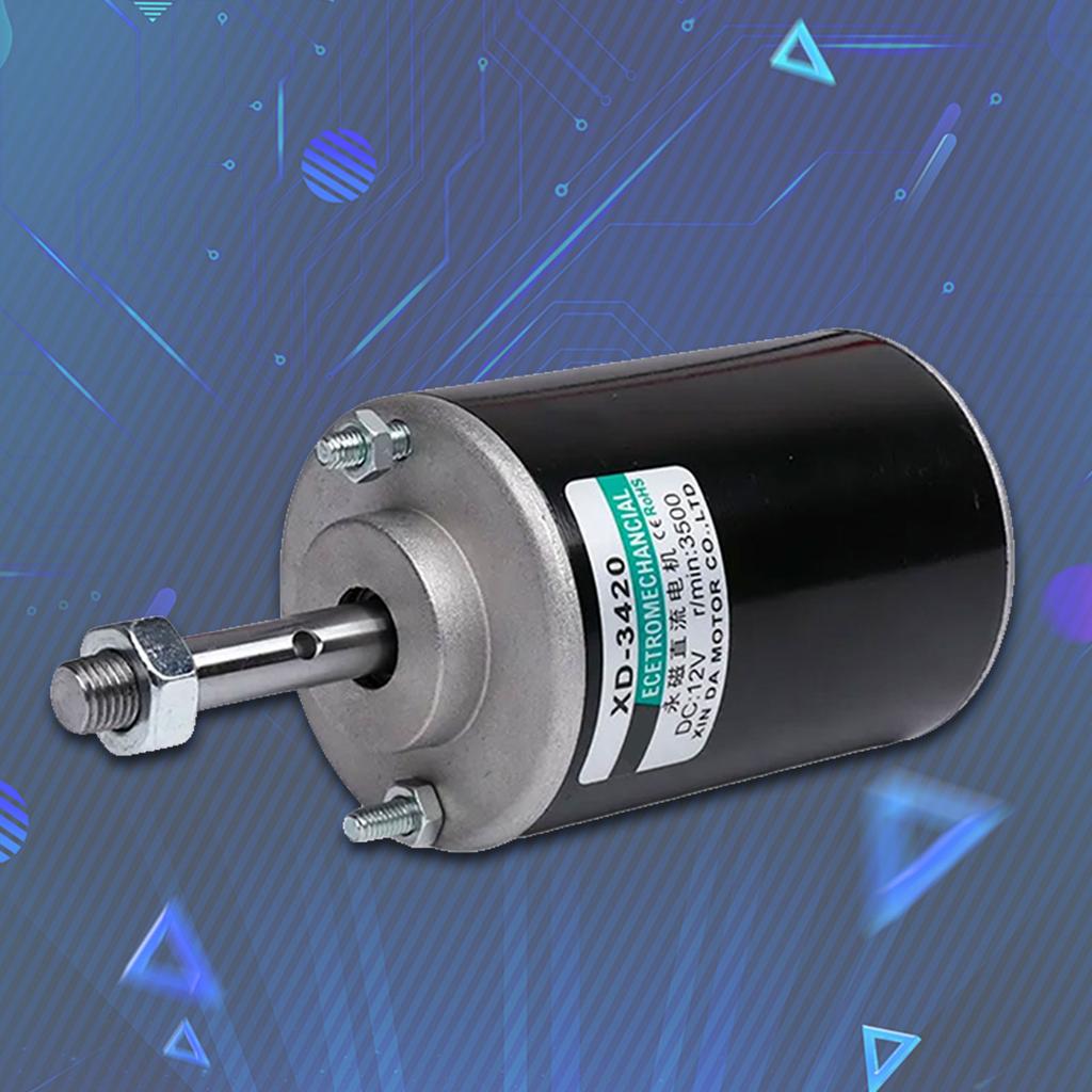 24V 30W 7000RPM Electric Permanent Magnet Motor High Speed Electric Gear Motor Adjustable Reversible Electric Gear Motor