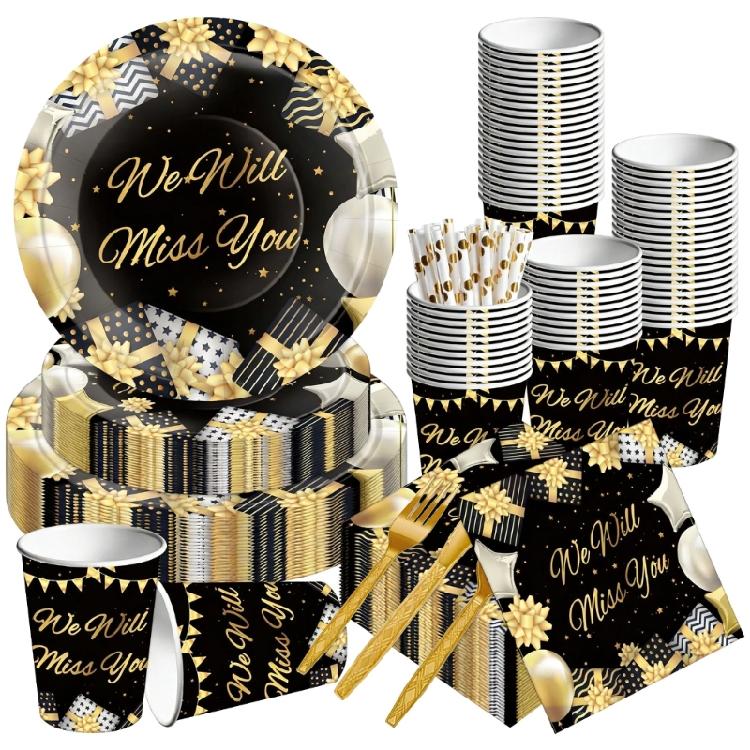 

Smooth Dark And Shimmering Retirement Party Supplies Produced From strong White Cardstock With bright Printing 1