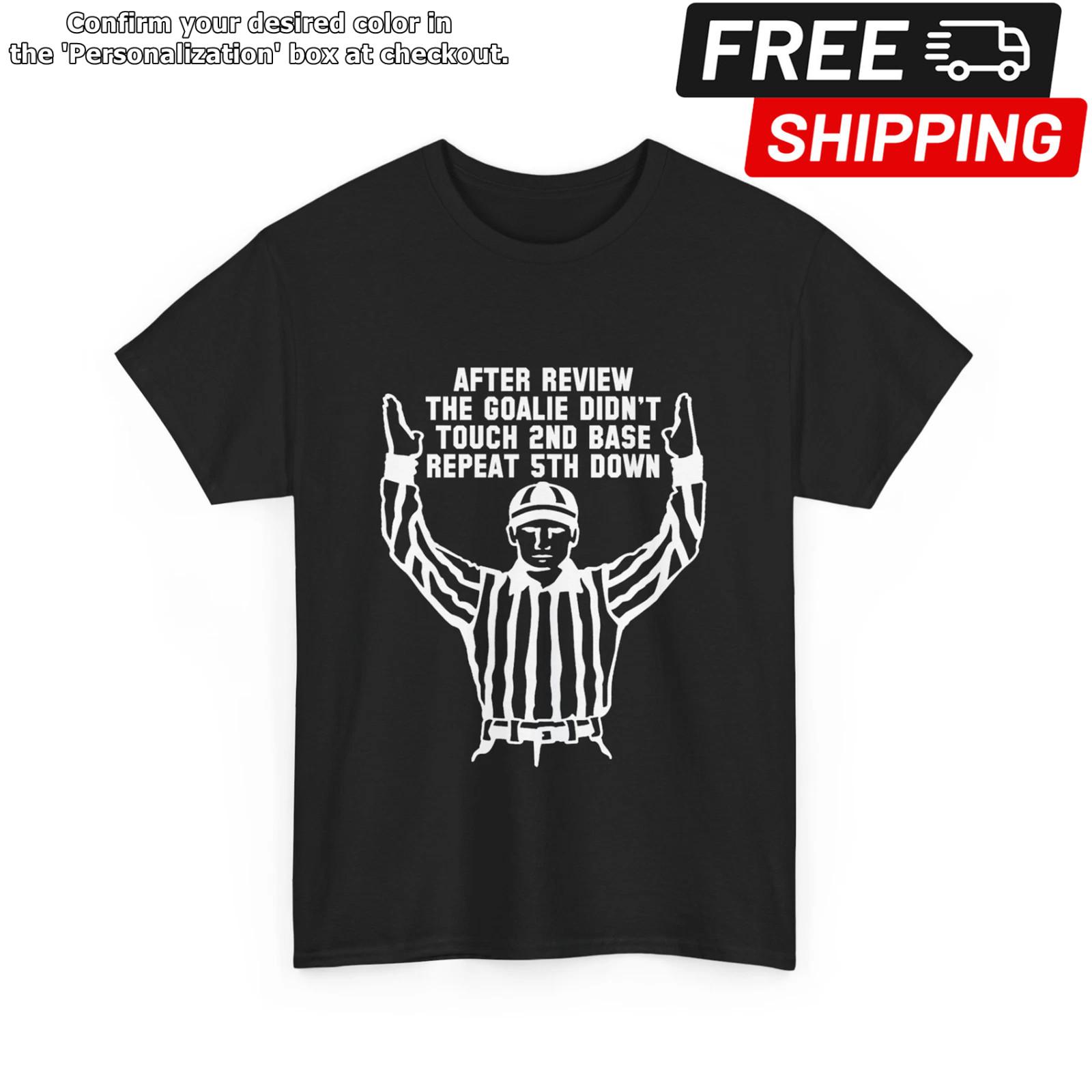 Football Referee Shirt, Funny Sports Fans Football Lovers Women Men Shirt XXL