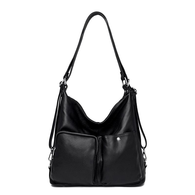 

Высококачественные многофункциональные женские рюкзаки из натуральной кожи, сумки через плечо, дизайнерская сумка-мессенджер большой вместимости, женственная