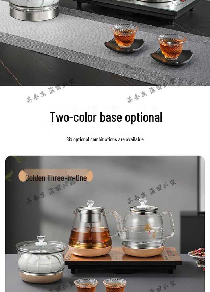 Smart Electric Glass Kettle with Auto Power Off and Insulation for Tea Ceremonies