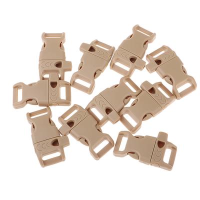 Pack of 10 Emergency Whistle Buckle for Camping Paracord Bracelet,